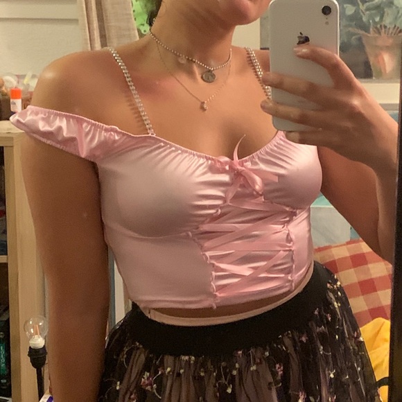 Sugar thrillz corset off the shoulder top - Picture 2 of 5